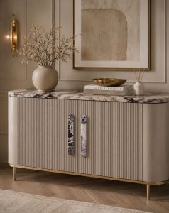Manere Premium din Calacatta Viola pentru mobilier